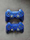 2x Kontroler Sony Dualshock 3 Sixaxis Ps3 PlayStation 3 Pad Niebieski