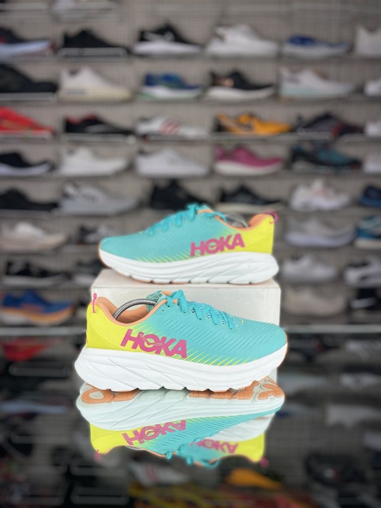 Кроссовки Hoka One One Rincon 3 Яркие Сетка Бег Отличное состояние