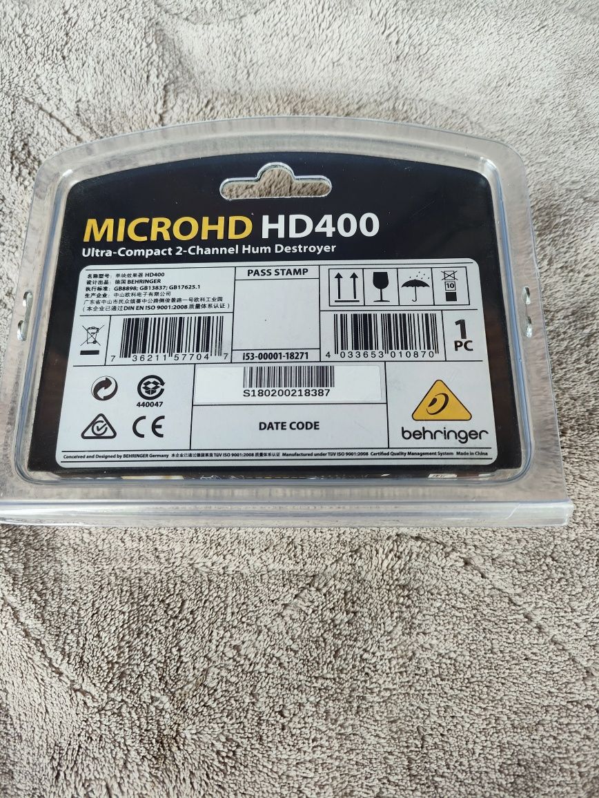 Behringer Micro Hd HD400 подавлювач зворотного зв'язку