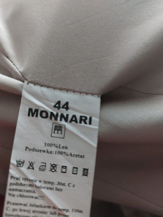 Żakiet marynarka kurtka len 100% Monnari