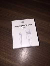 Apple Lightning przewód kabel USB długi 2m NOWY