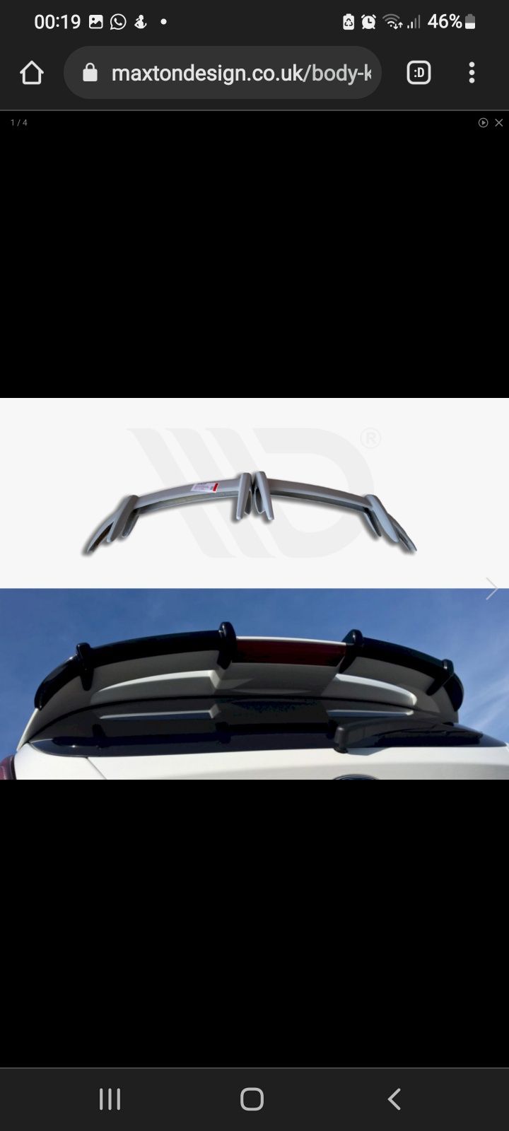 Extensores de aileron ford fiesta