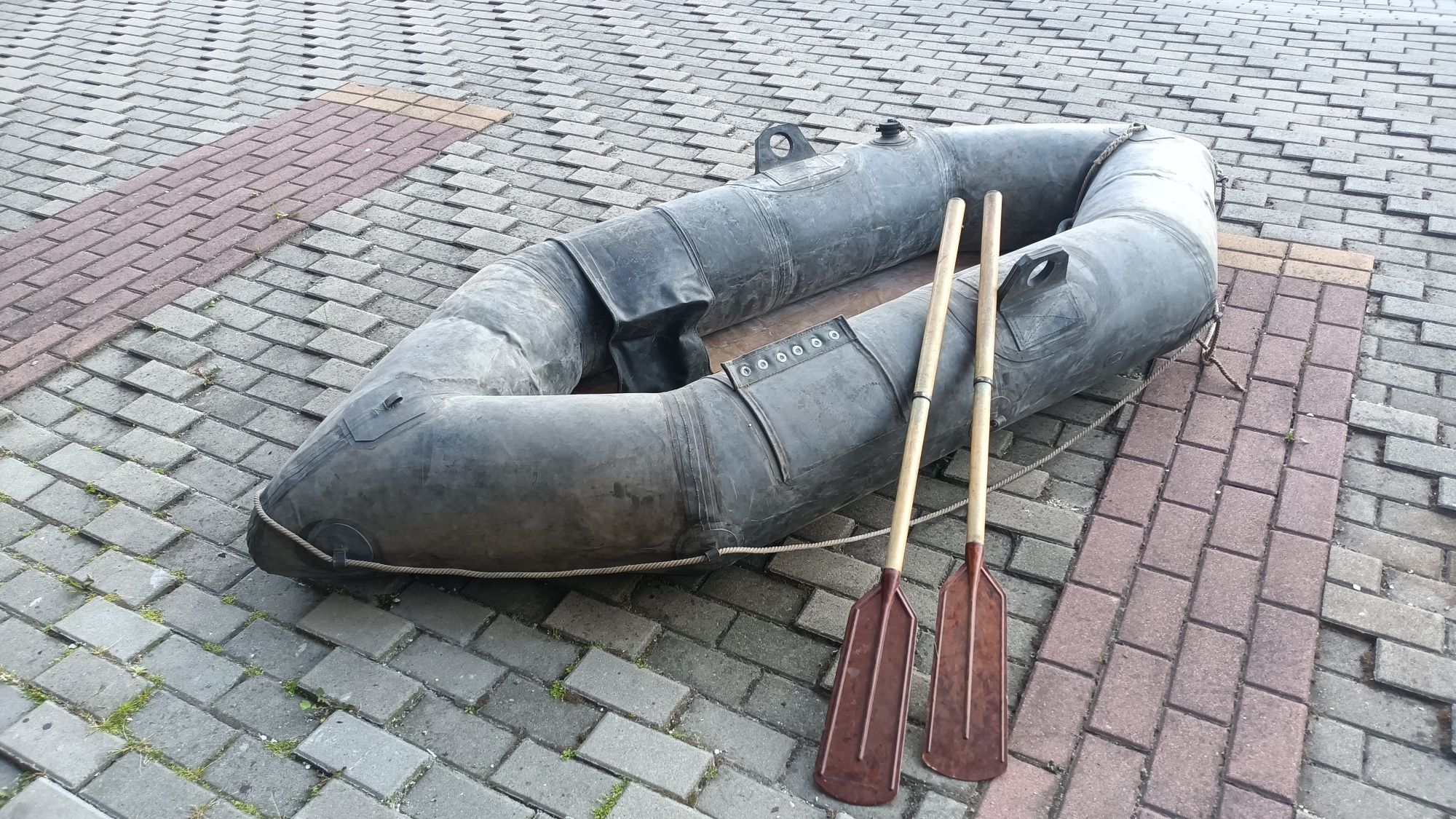 Stary Ponton Wojskowy KT 142 rok 1956 wędkarski Ufimka PRL