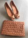 Sapatos Zilian e Clutch