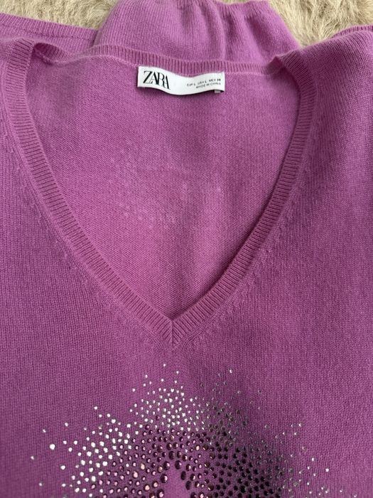 Светр кашемііровий Zara розмір Л але буде на м десь