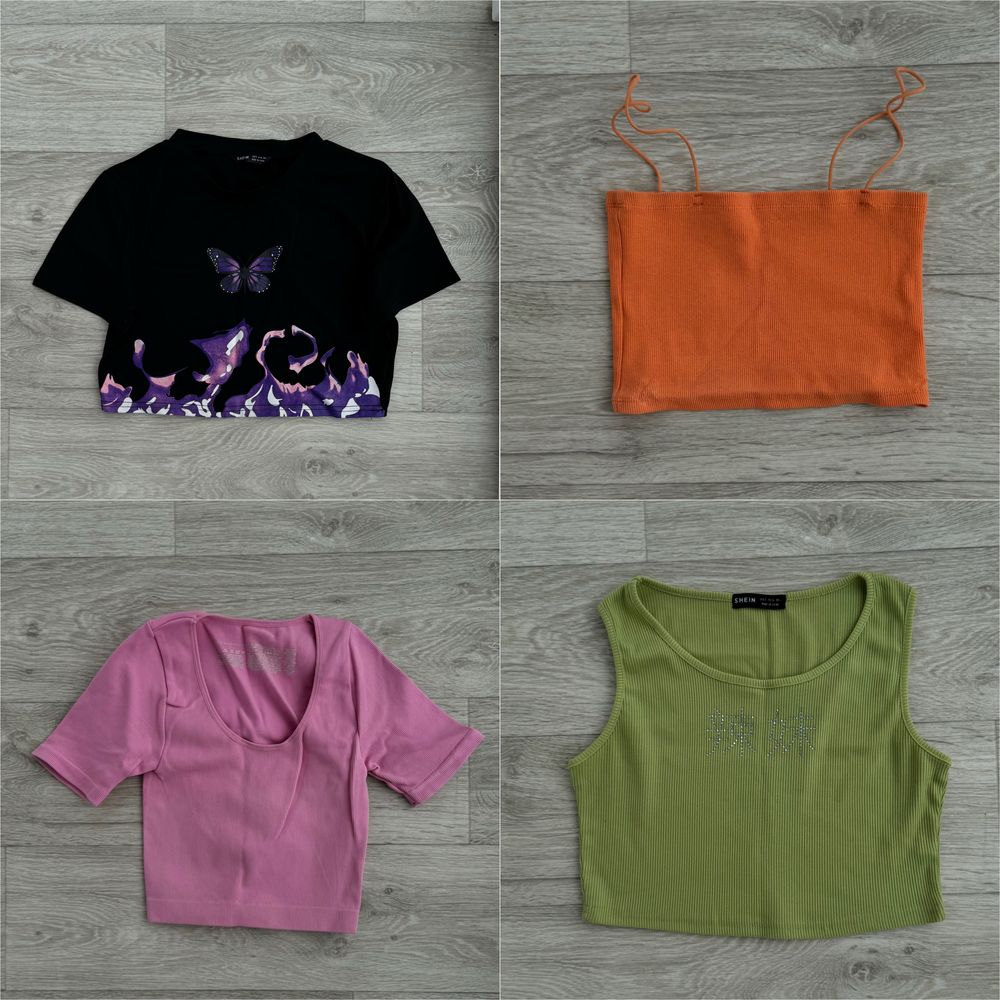 1+1=3 Топы y2k летние shein, zara, h&m, оптом