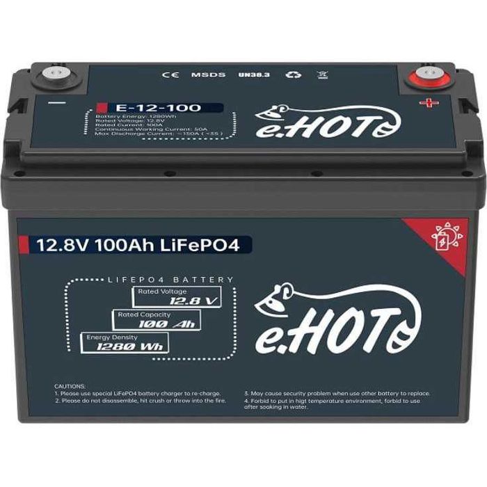 Акумулятор для ДБЖ/інвертора Enot LiFePo4 12.8V 100Ah (MP-12100)