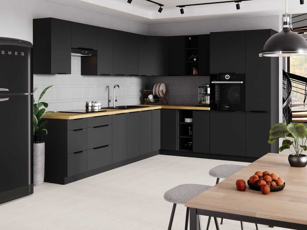 Zestaw "B" mebli kuchennych Siena 260cm modułowe meble pod wymiar