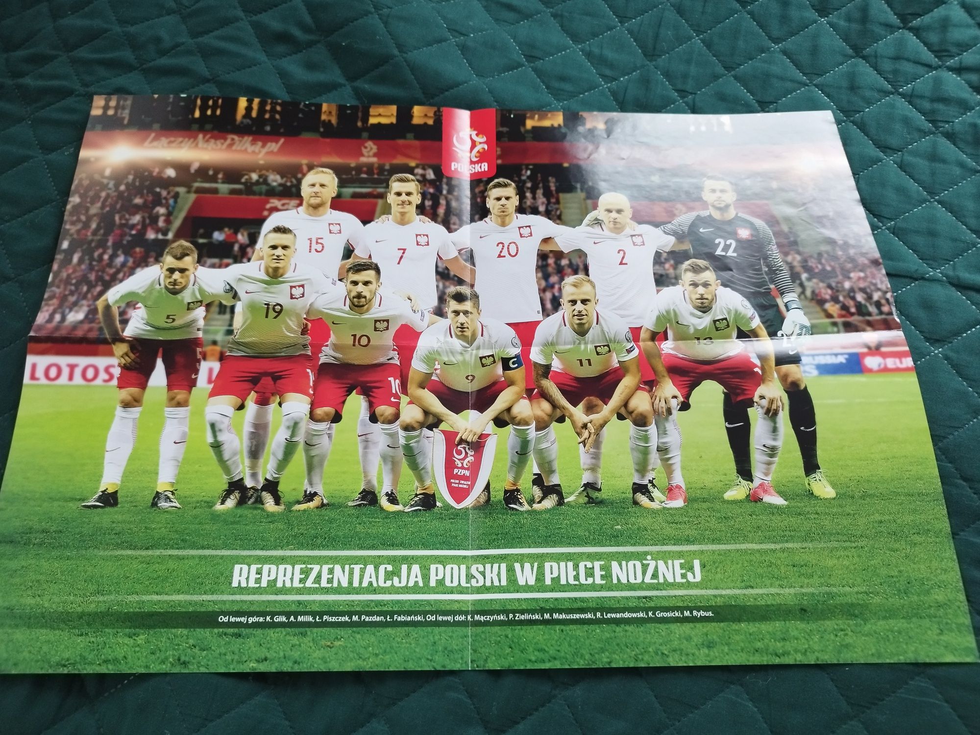 Karty piłkarskie Błaszczykowski, Milik+plakat