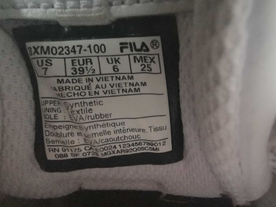 Buty z Fila roz 39,5