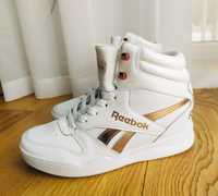 Reebok Royal BB4500 Hi Wedge biało zlote