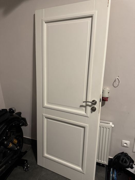 Drzwi biale drewniane 2 szt.