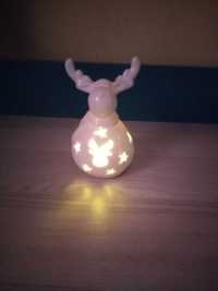 Figurka świąteczna renifer LED .