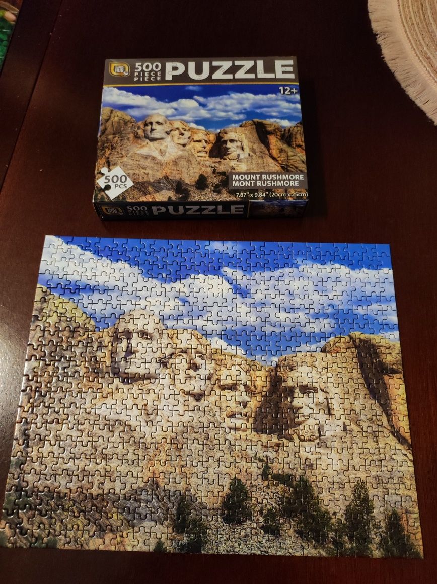 Puzzle 500 Mount Rushmore stan idealny