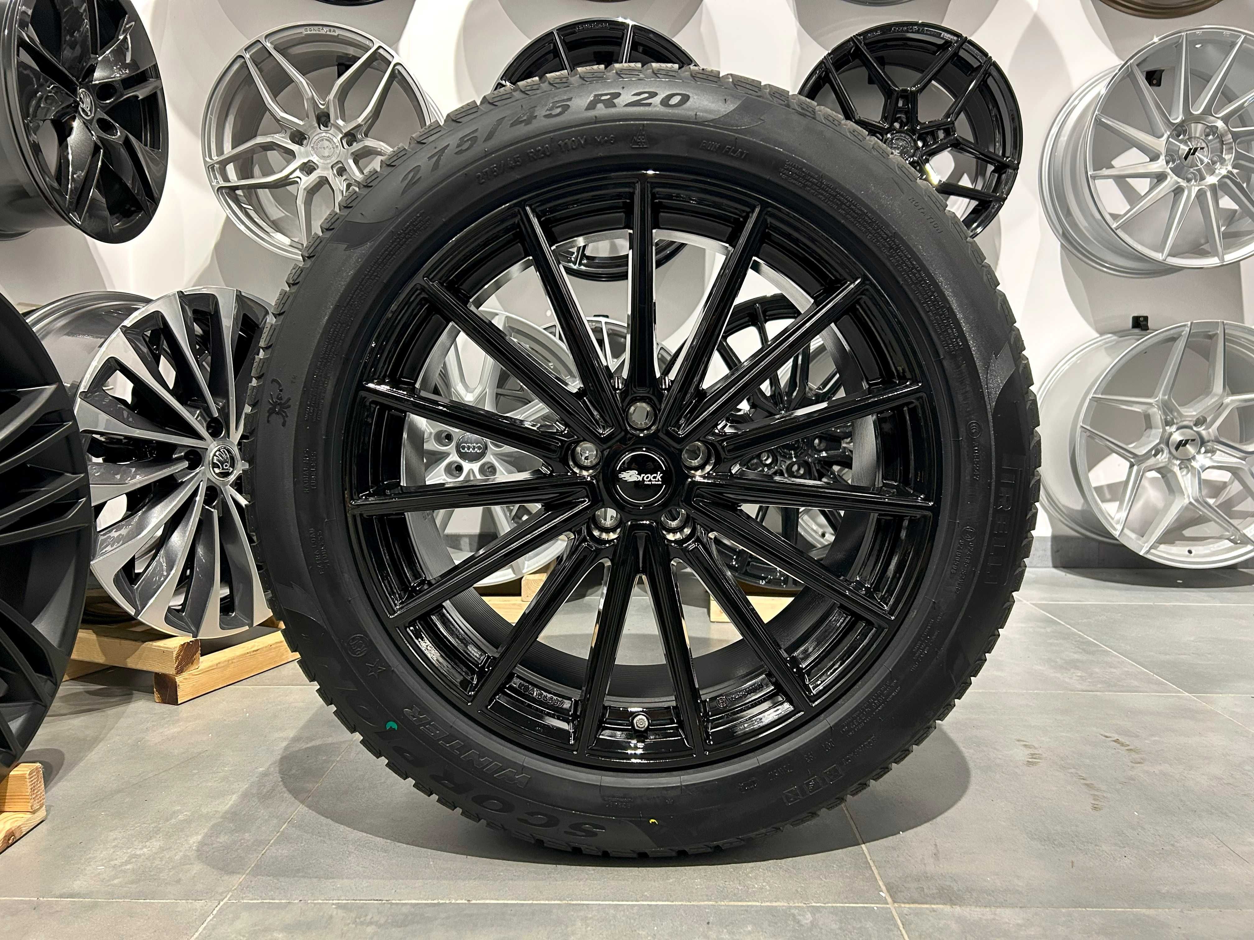 Koła zimowe 20 5x112 ET35 BROCK BMW X5 G05 G18 X6 G06 TPMS RunFlat