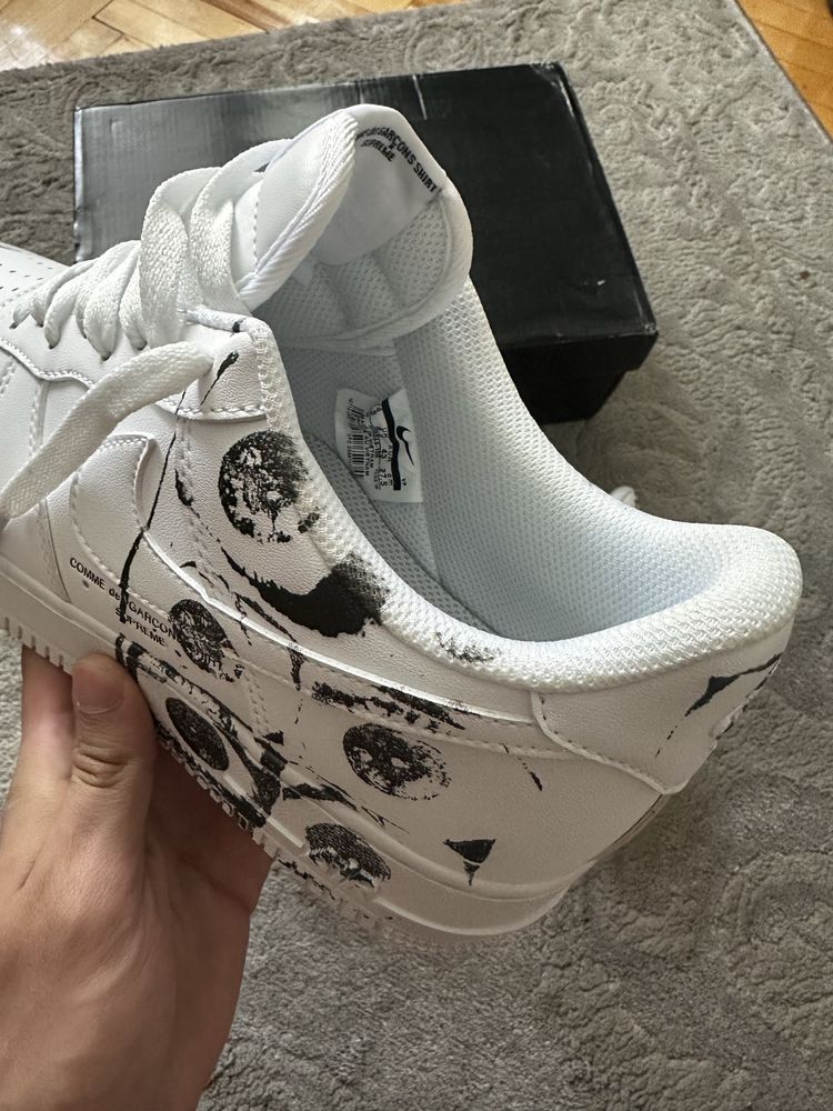 Кросівки nike air force supreme comme des garson cdg форси суприм кдг