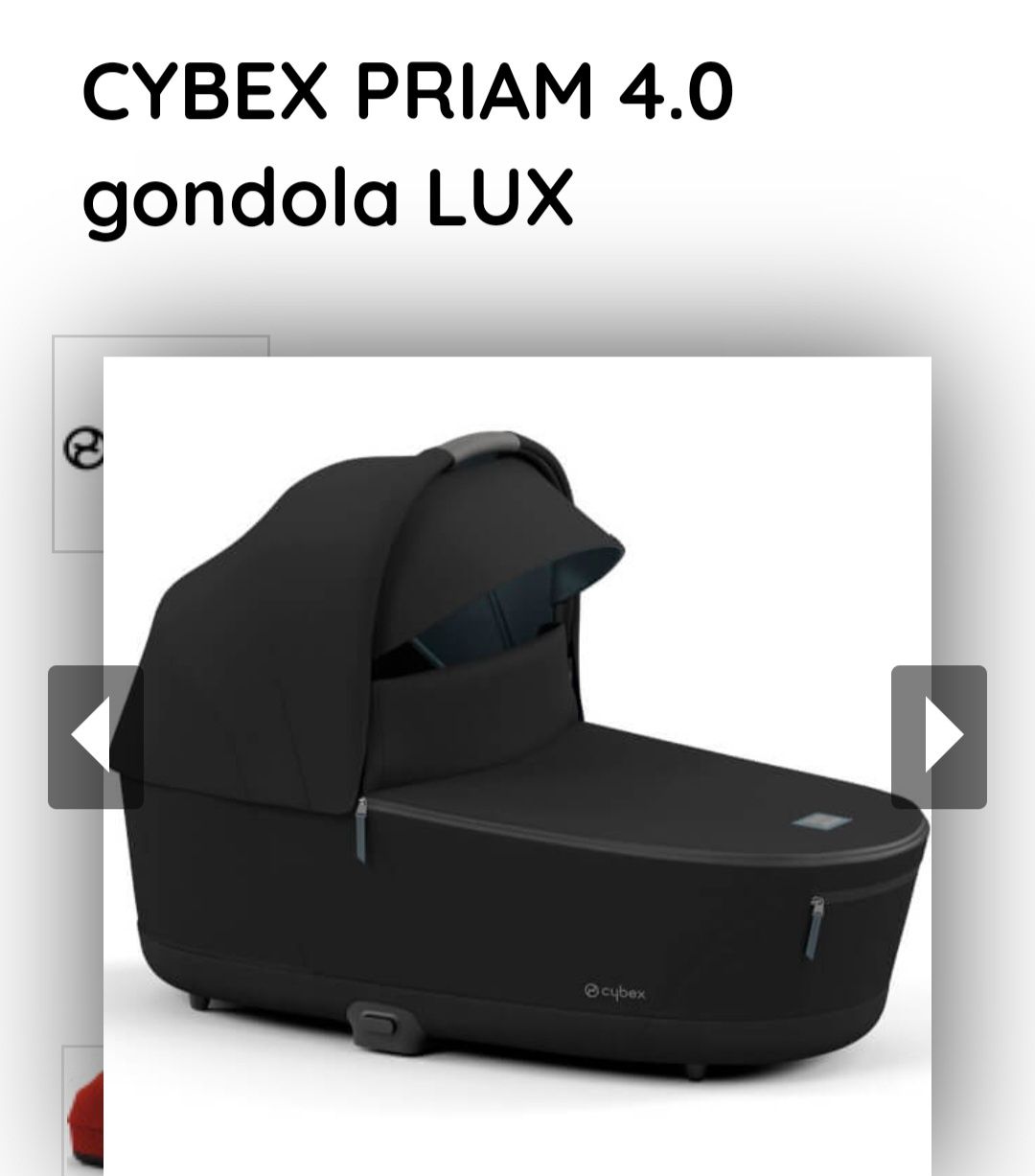 Gondola Cybex Priam4.0