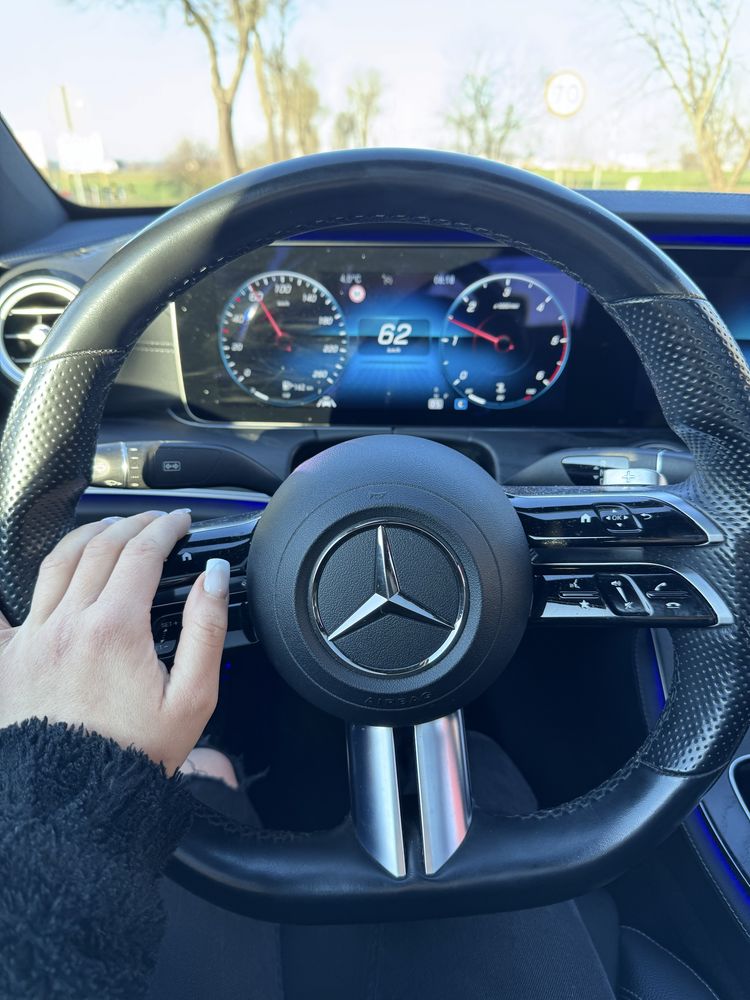 Mercedes E klasa 2021r e220d 4matic Pakiet AMG automat wynajem