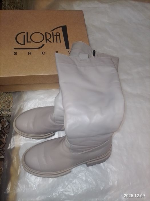 Шкіряні зимові чоботи