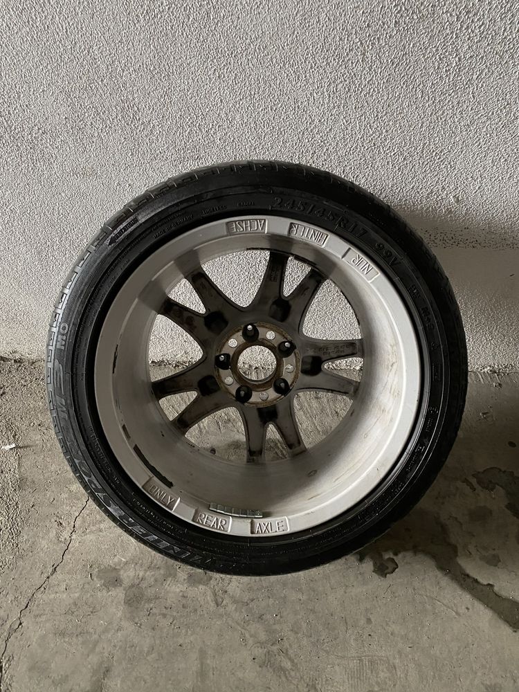 4 Jantes 5x112 originais Mercedes 17” com pneus