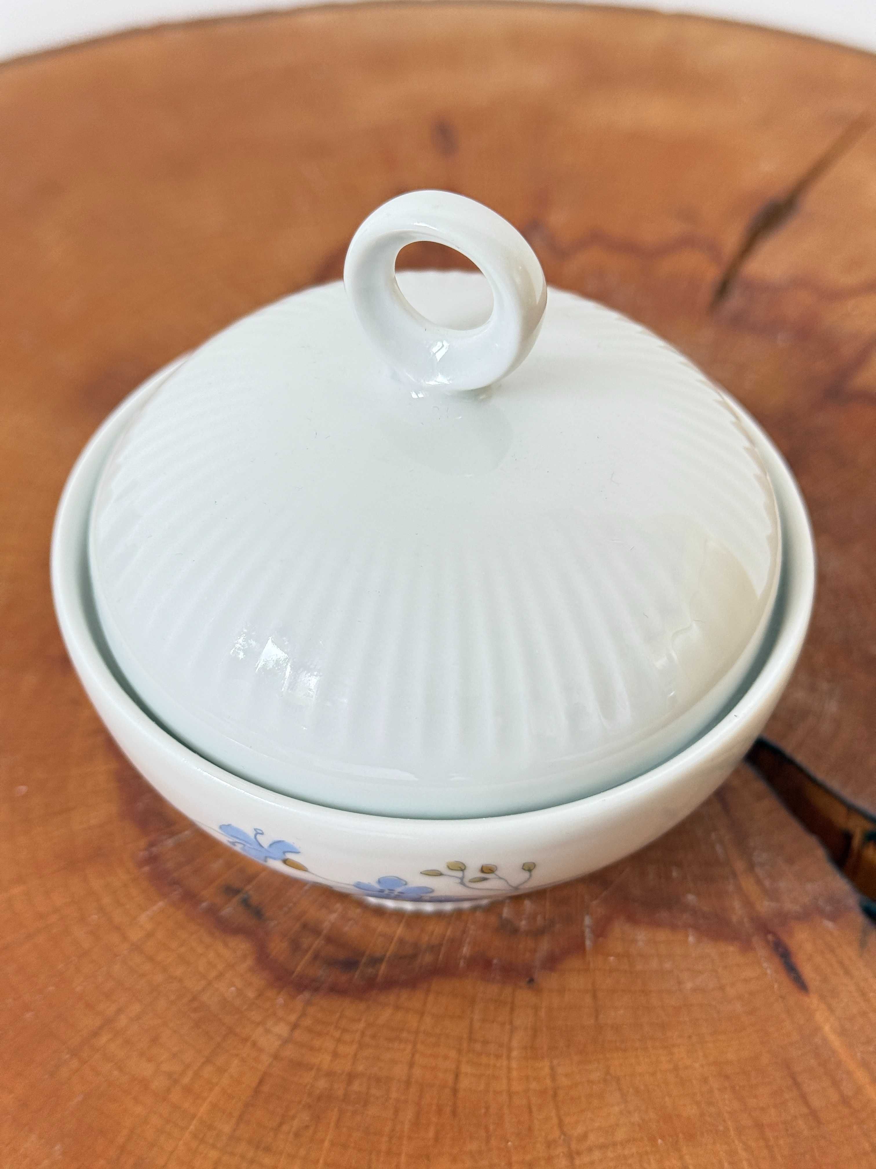 Cukiernica porcelanowa Jlmenau Germany porcelana niemiecka kwiaty