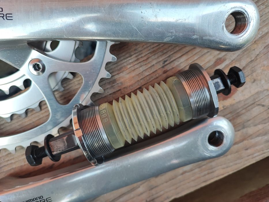 Korba rowerowa Shimano Deore DX MT60 170mm + Tange Retro MTB