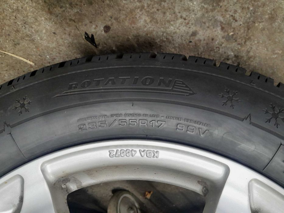 2x opony zimowe 235/55/17 Dunlop Winter Sport 5 2023r 8mm