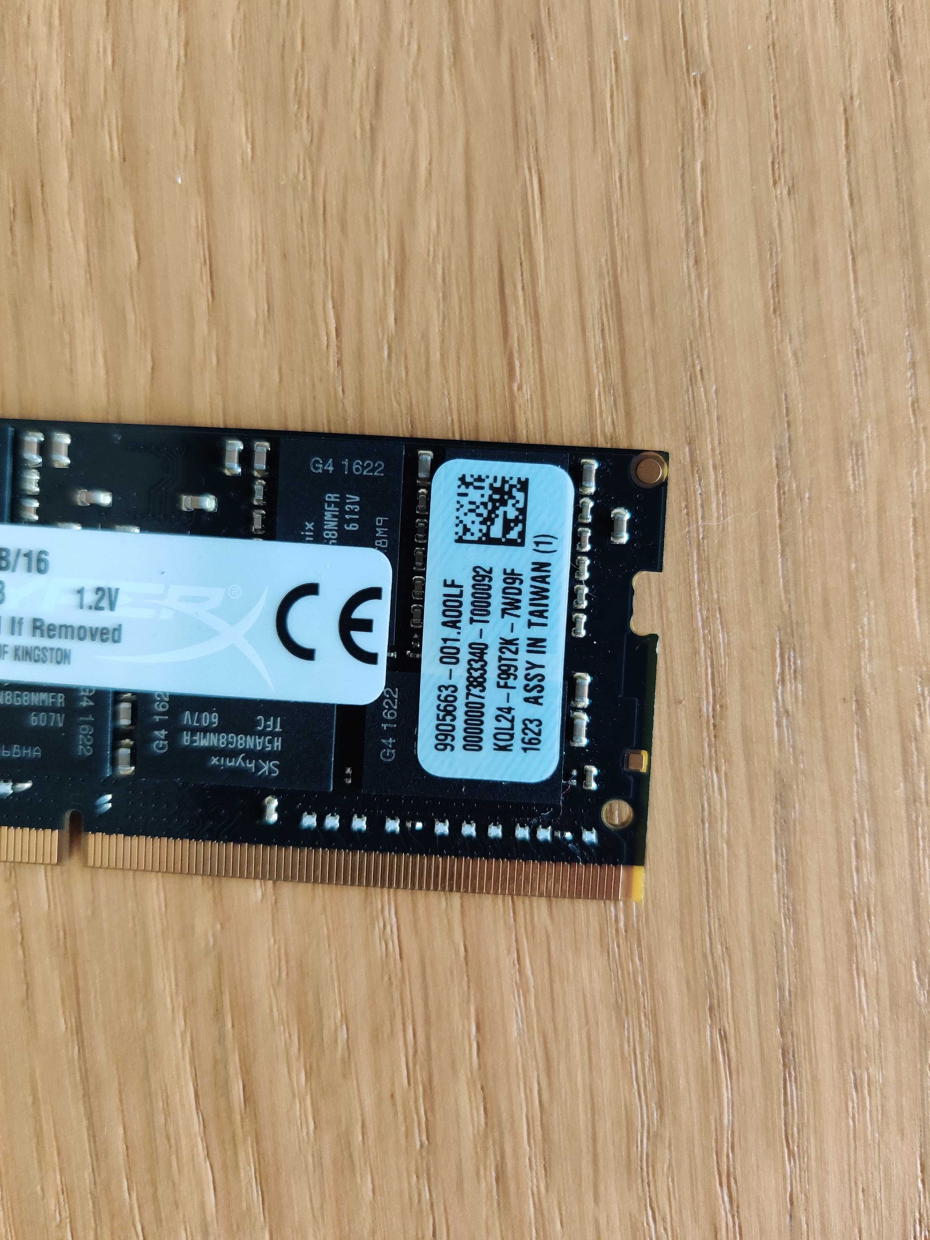 Pamięć RAM HyperX 16GB 2133MHz Impact Black CL13 1.2V