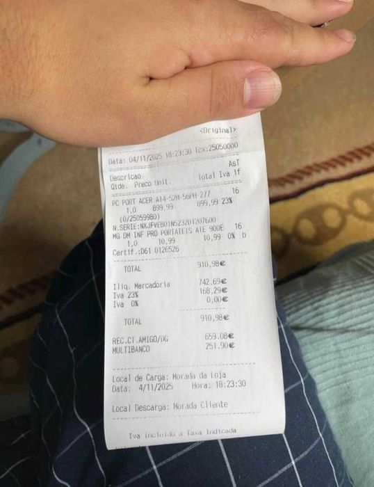 Acer Aspire 14 AI (Novo e com carregador)