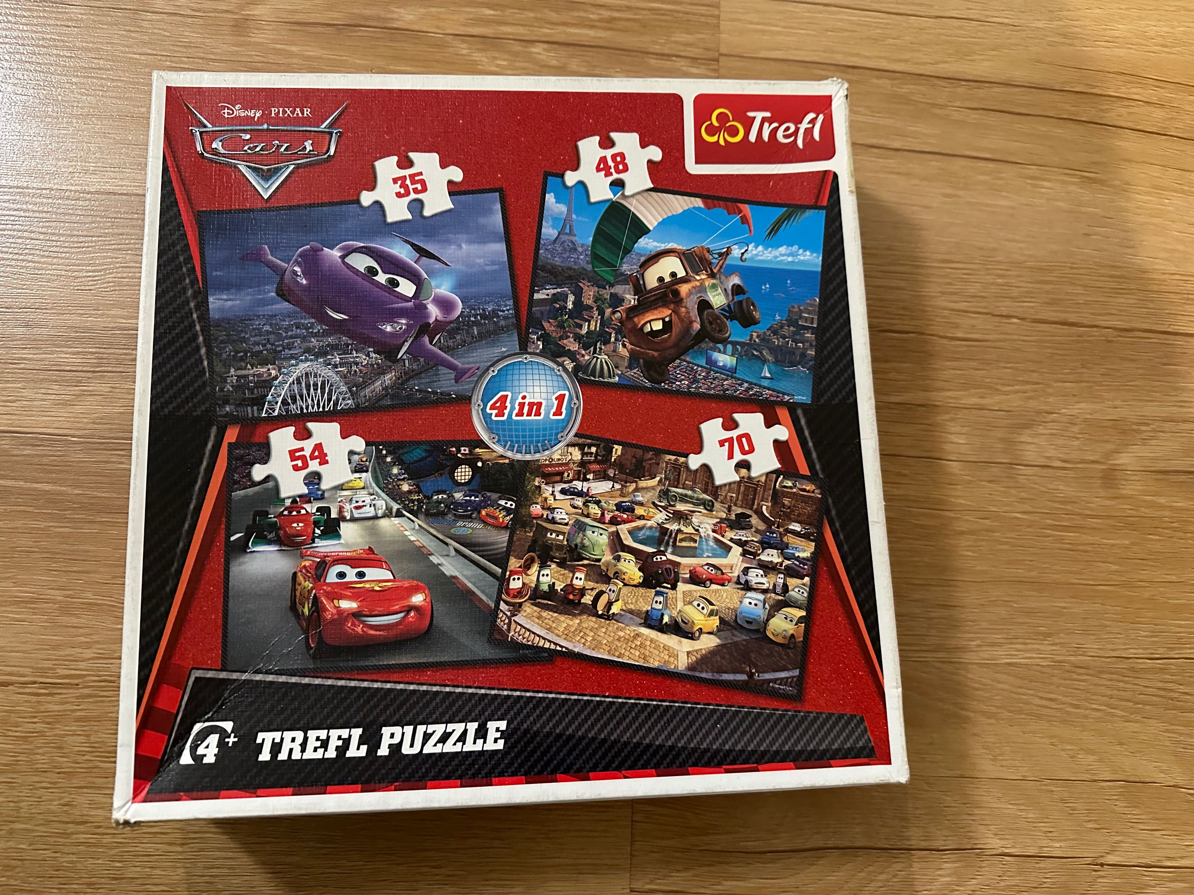 Puzzle 4w1 Trefl Cars Pixar