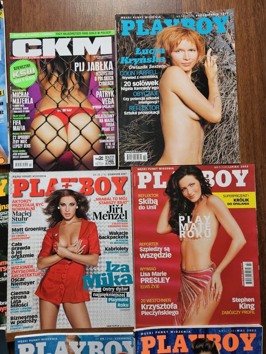 Playboy / Ckm zestaw 9 sztuk !!!