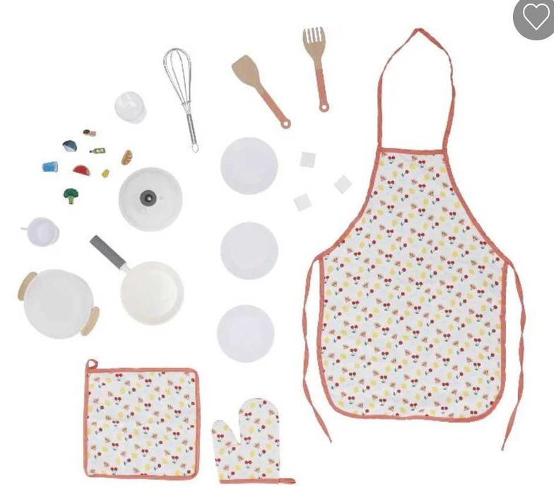 В НАЯВНОСТІ  Дитяча дерев'яна кухня lupilu