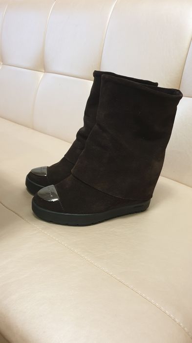 Kluchini замшевые сапоги