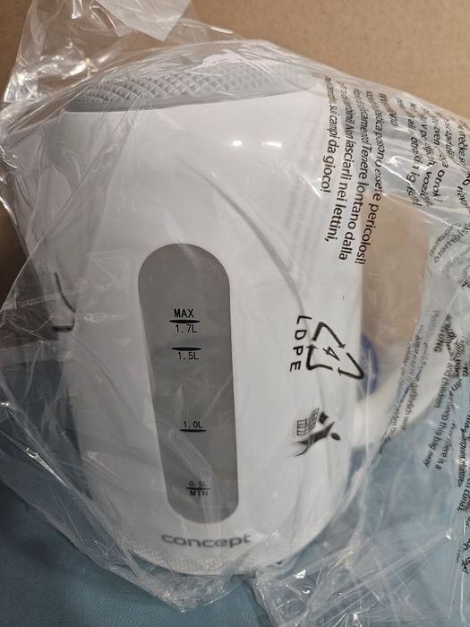 Czajnik Concept 1.7L szary nowy