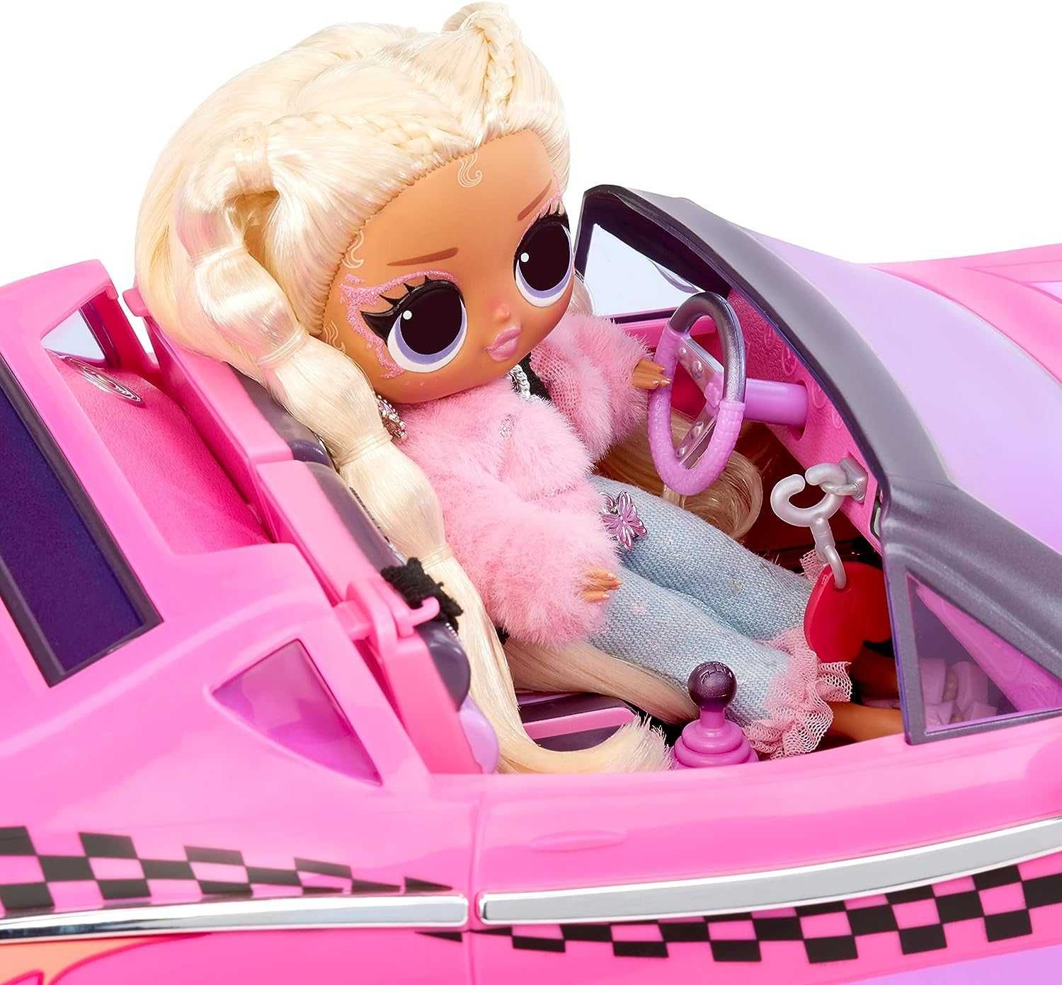 ЛОЛ авто кабриолет розовый с куклой LOL Surprise City Cruiser 591771