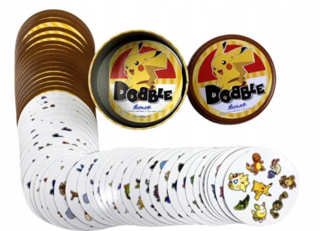 Dobble Gra Rodzinna Karty Pokemon Z Pikachu Dla Dzieci Prezent