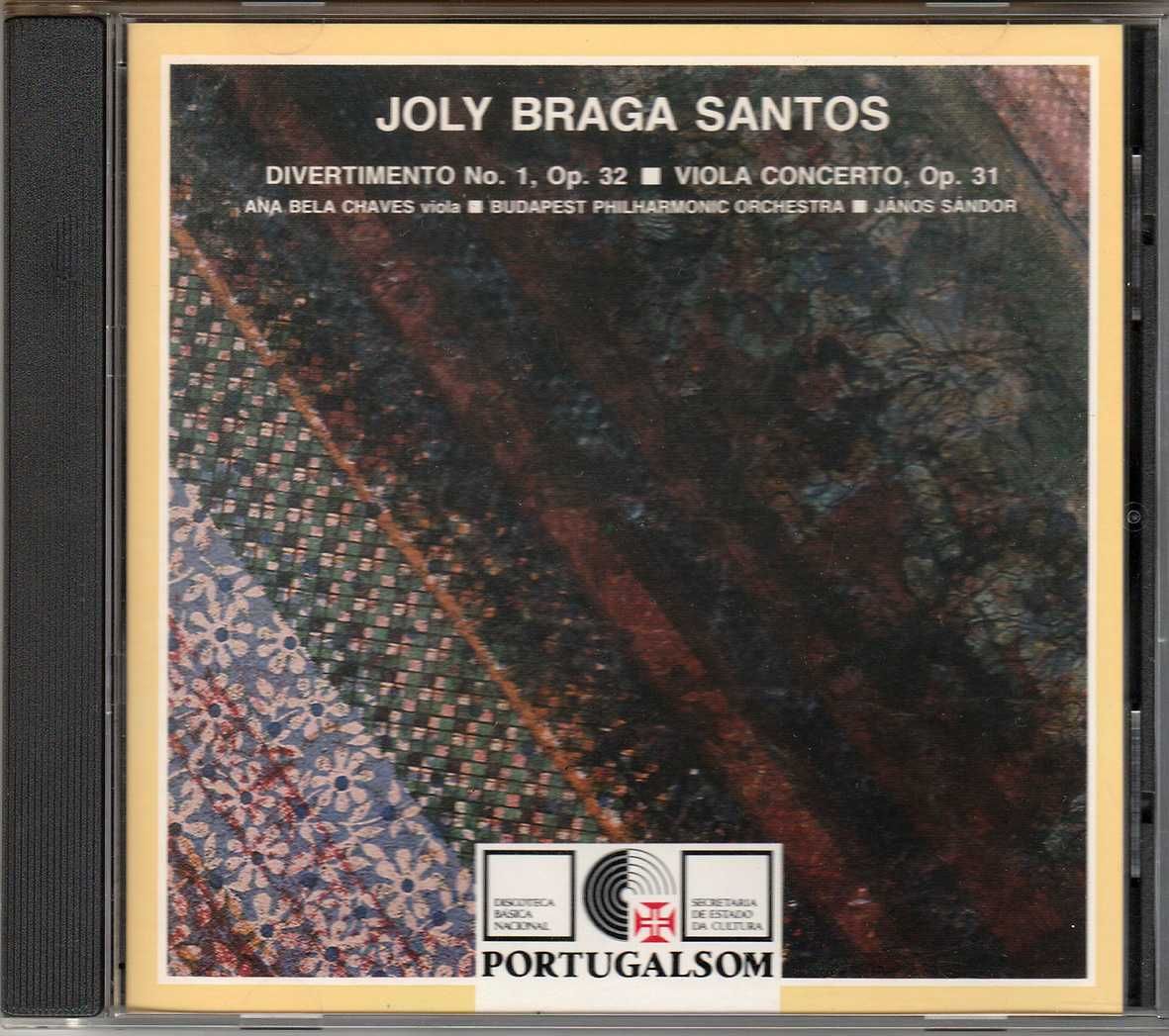 CD Joly Braga Santos - Divertimento Nº1 / Viola Concerto