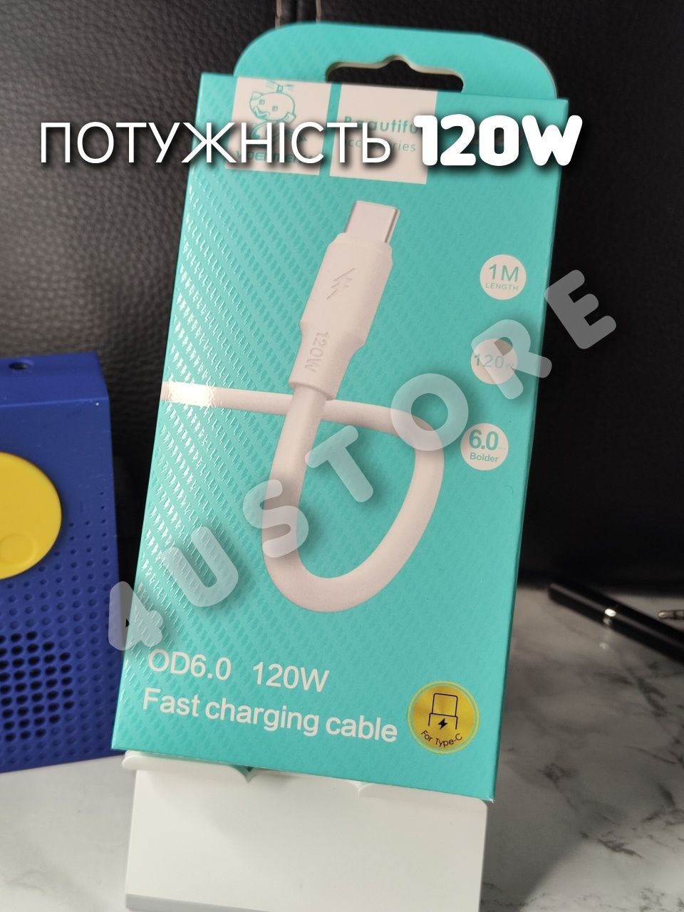 Кабель Type C для зарядки Xiaomi Redmi Poco Turbo Charge 6A 100W