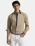 Polo Ralph Lauren бежевая рубашка, брендова сорочка, рубашка