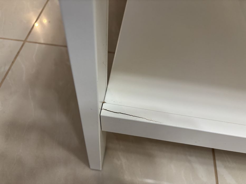 Stolik kawowy LUNNARP IKEA, biały, używany