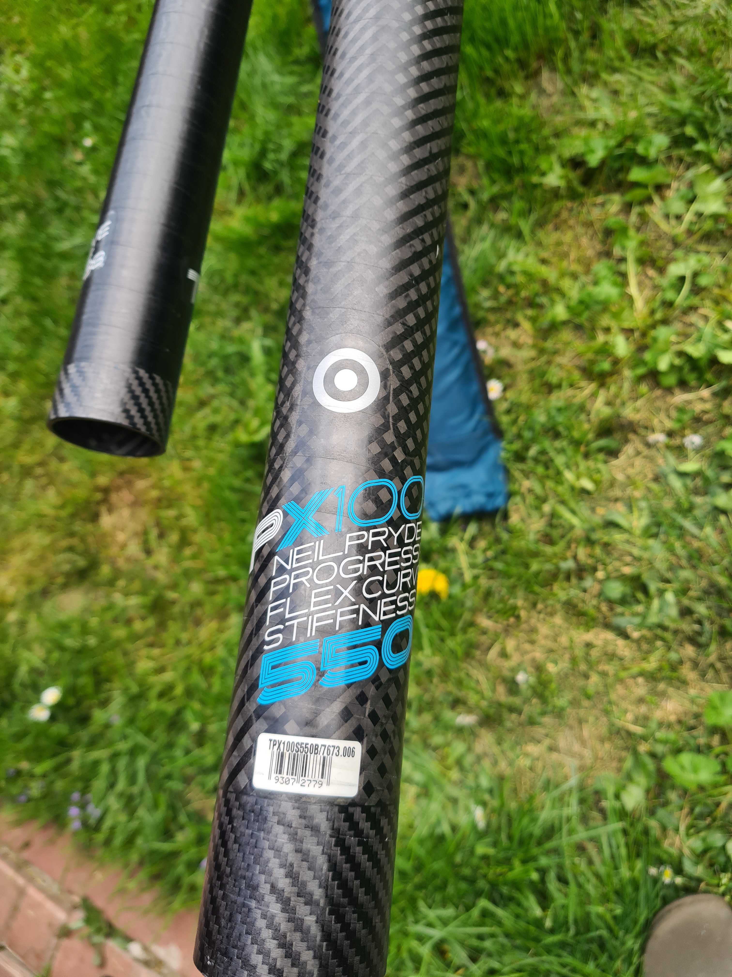 Maszt NeilPryde NP 550 cm, TPX 100, windsurfing, żagiel