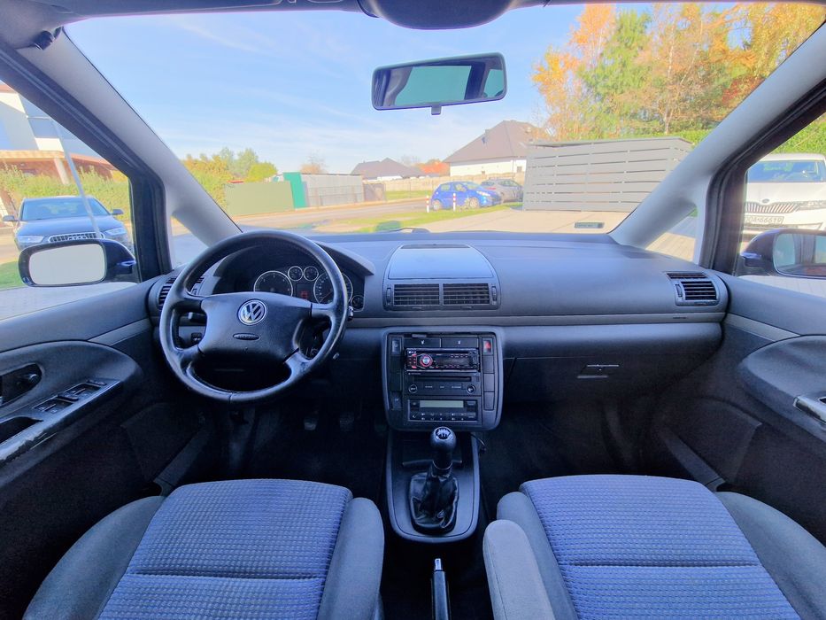 VW SHARAN 1.9TDI 115KM 7-Osobowy, Bez Rdzy, OC i Przegląd na Rok,