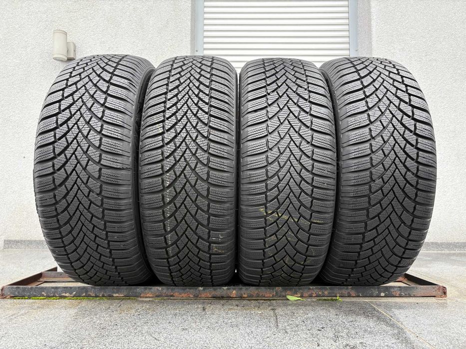 4szt zimowe 205/55R16 Bridgestone 7,8mm 2022r świetny stan! Z607 Gwar