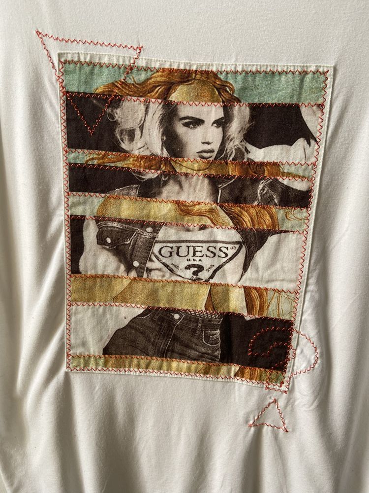 Bluzka T-shirt Guess oversize