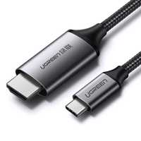 Ugreen kabel przewód HDMI - USB Typ C 4K 60 Hz 1,5 m czarno-szary