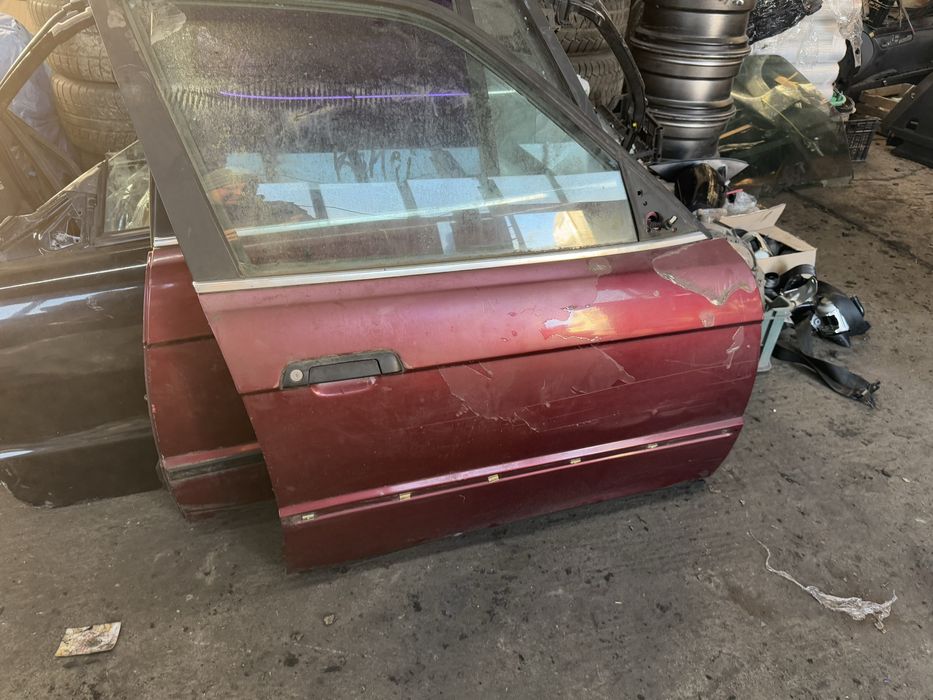 drzwi bmw e34 5 prawe  przednie przod kpl szyba klamka listwa kpl komb