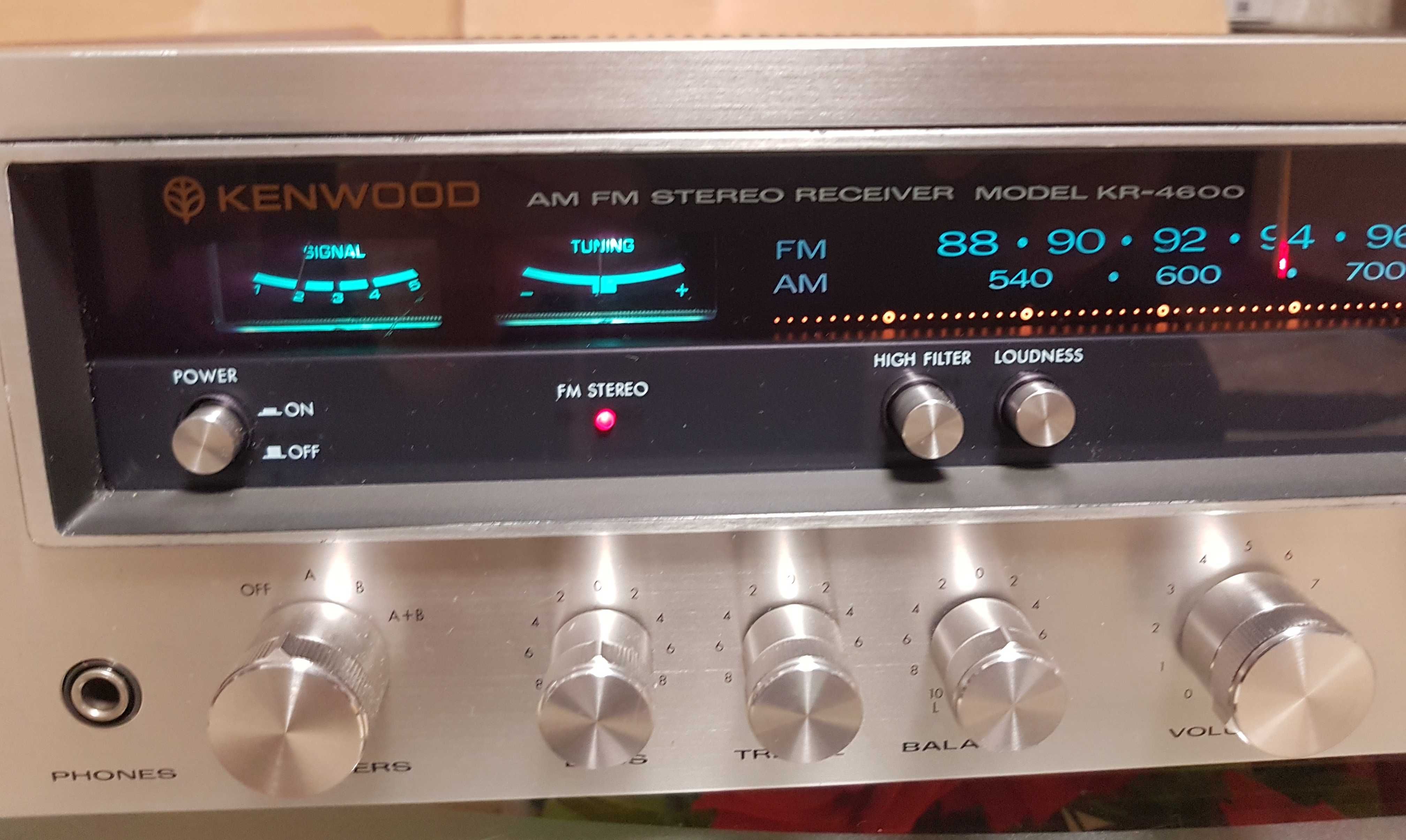 Усилитель-тюнер Kenwood KR-4600 AM-FM stereo made in Japan