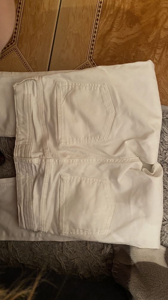 Spodnie białe h&m 152 xs