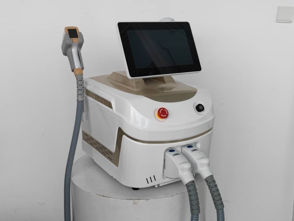 Laser diodo tripla onda depilação + Nd-Yag Remoção tatuagens + Cursos