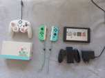 Nintendo switch v2 animal crossing zestaw z grami